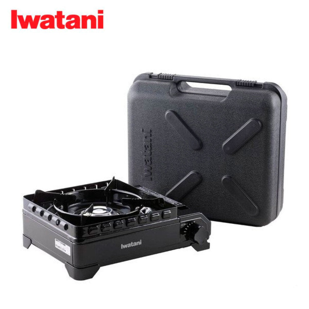 【メーカー取り寄せ品】岩谷産業 イワタニ タフまる ブラック(カセットコンロ)×4