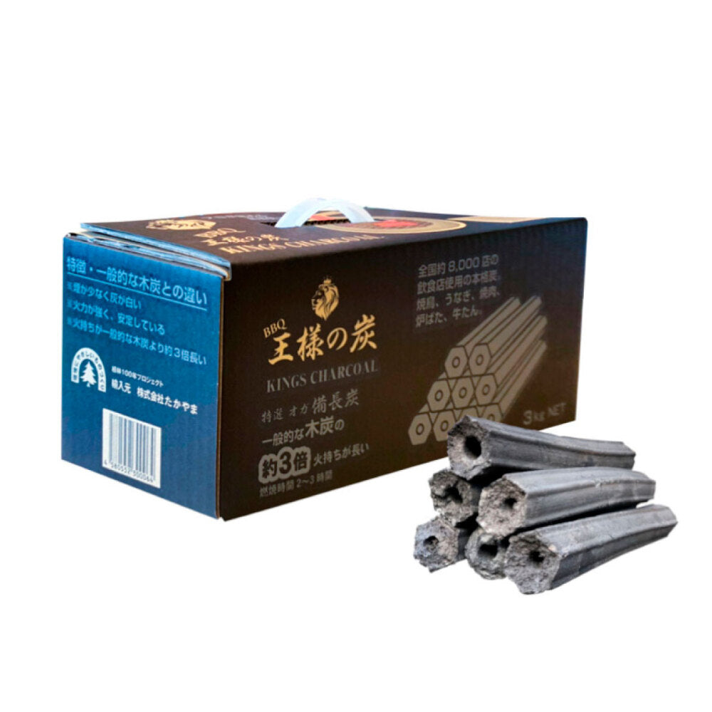 【メーカー取り寄せ品】王様の炭 3㎏ ×6箱