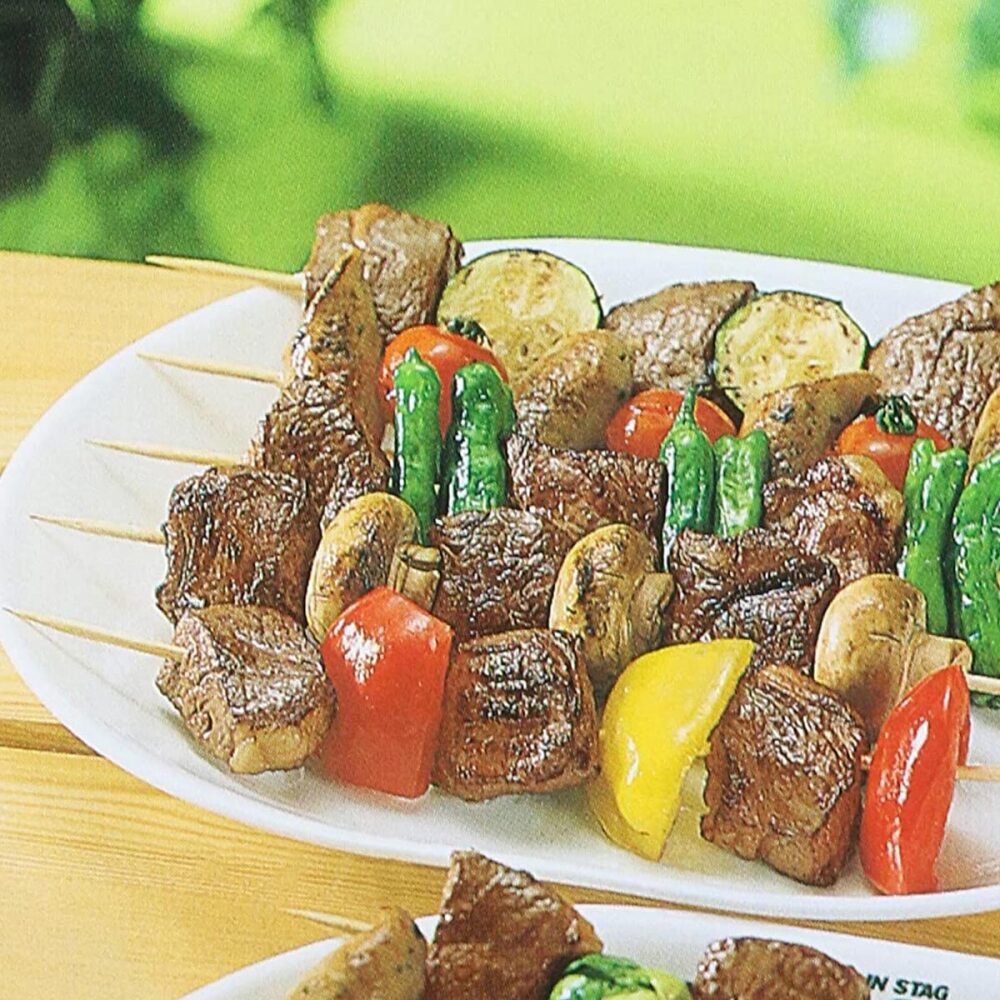 【メーカー取り寄せ品】CAPTAIN STAG 竹製バーベキュー串 28cm 50本入×10