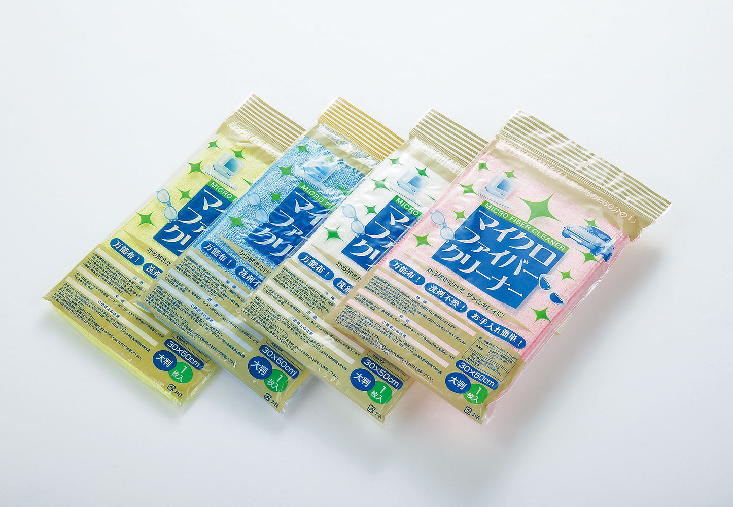 【北海道・沖縄・離島以外 送料無料】マイクロファイバークリーナー 30×50㎝ ×12