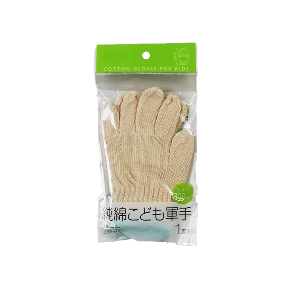 【メーカー取り寄せ品】純綿こども用軍手 1双入 ×10