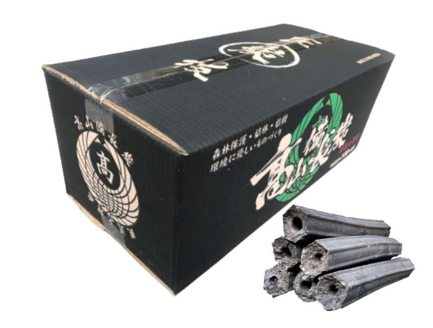 【送料込み】オガ備長炭10kg最高級Aグレード ×2