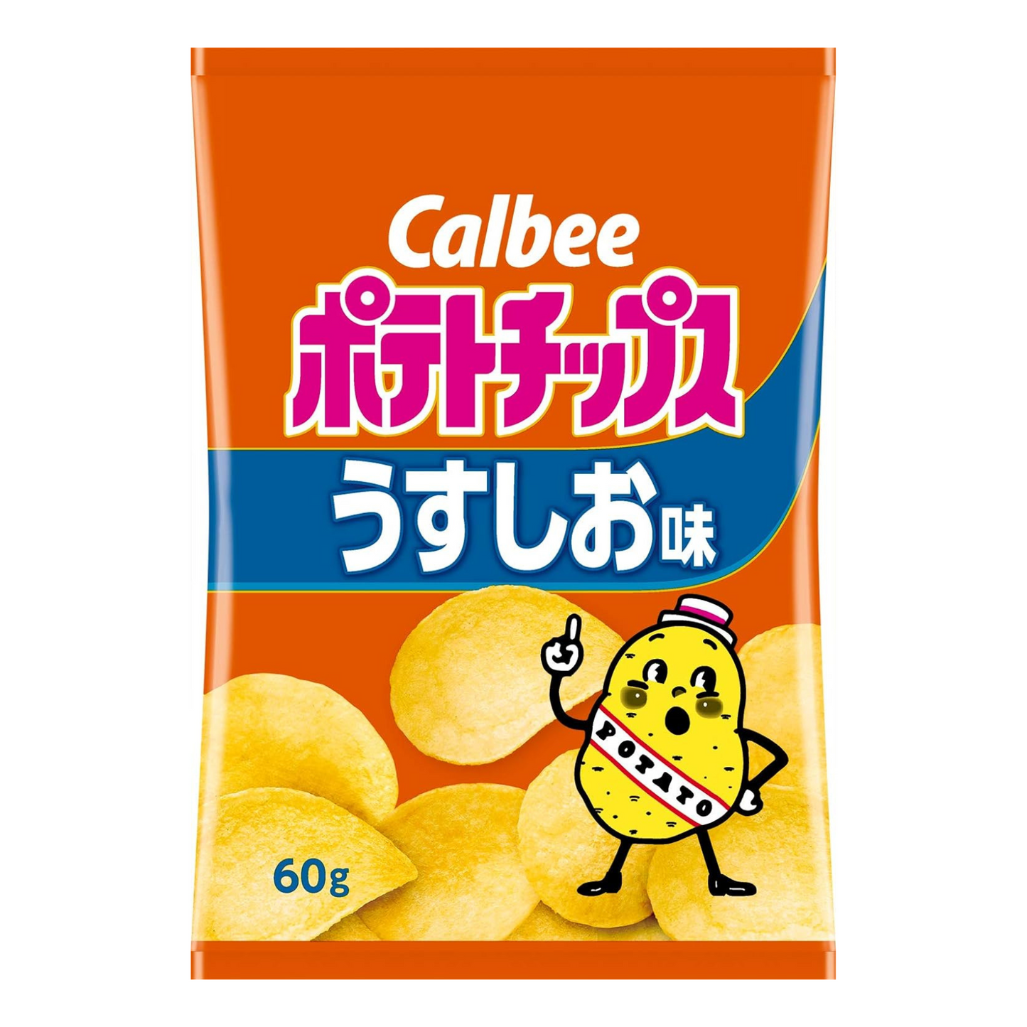 【終売】【メーカー取り寄せ品】カルビー ポテトチップス うすしお味 60g x12
