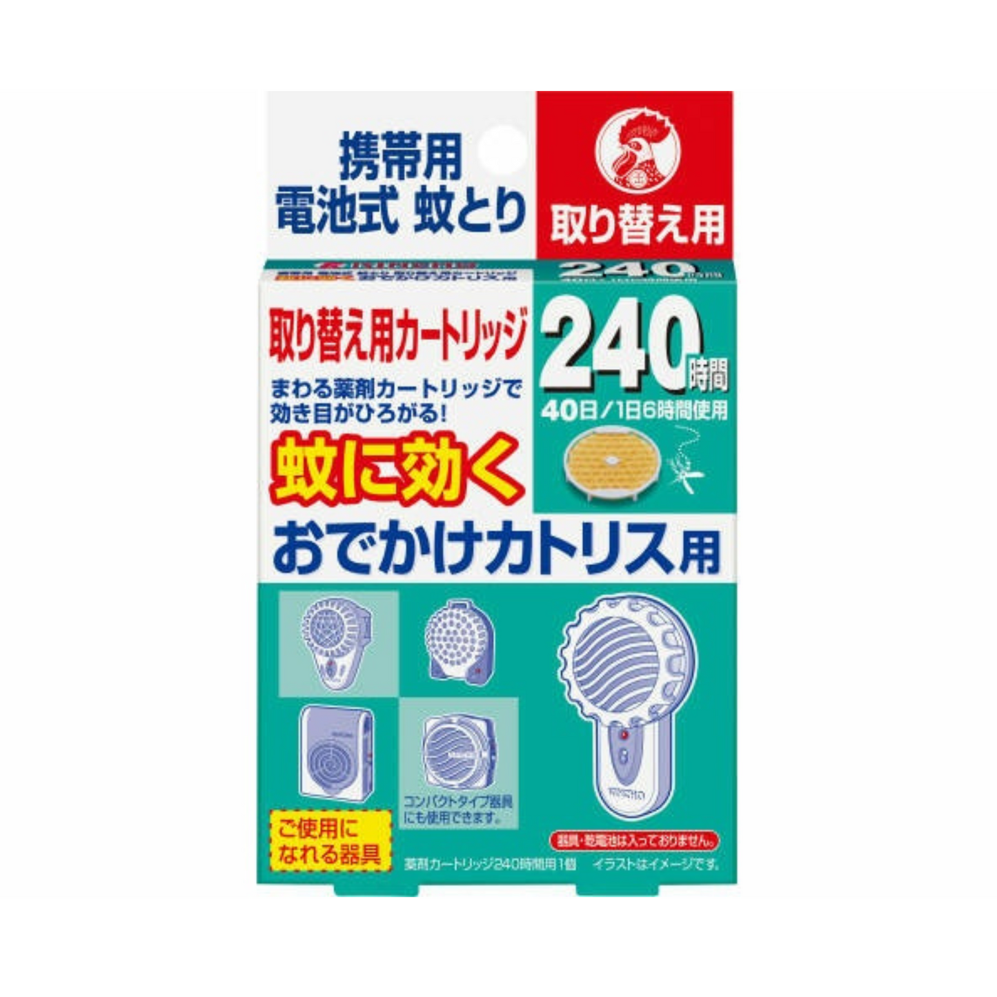 大日本除虫菊 おでかけカトリス用40日取替カートリッジ 1個 x1