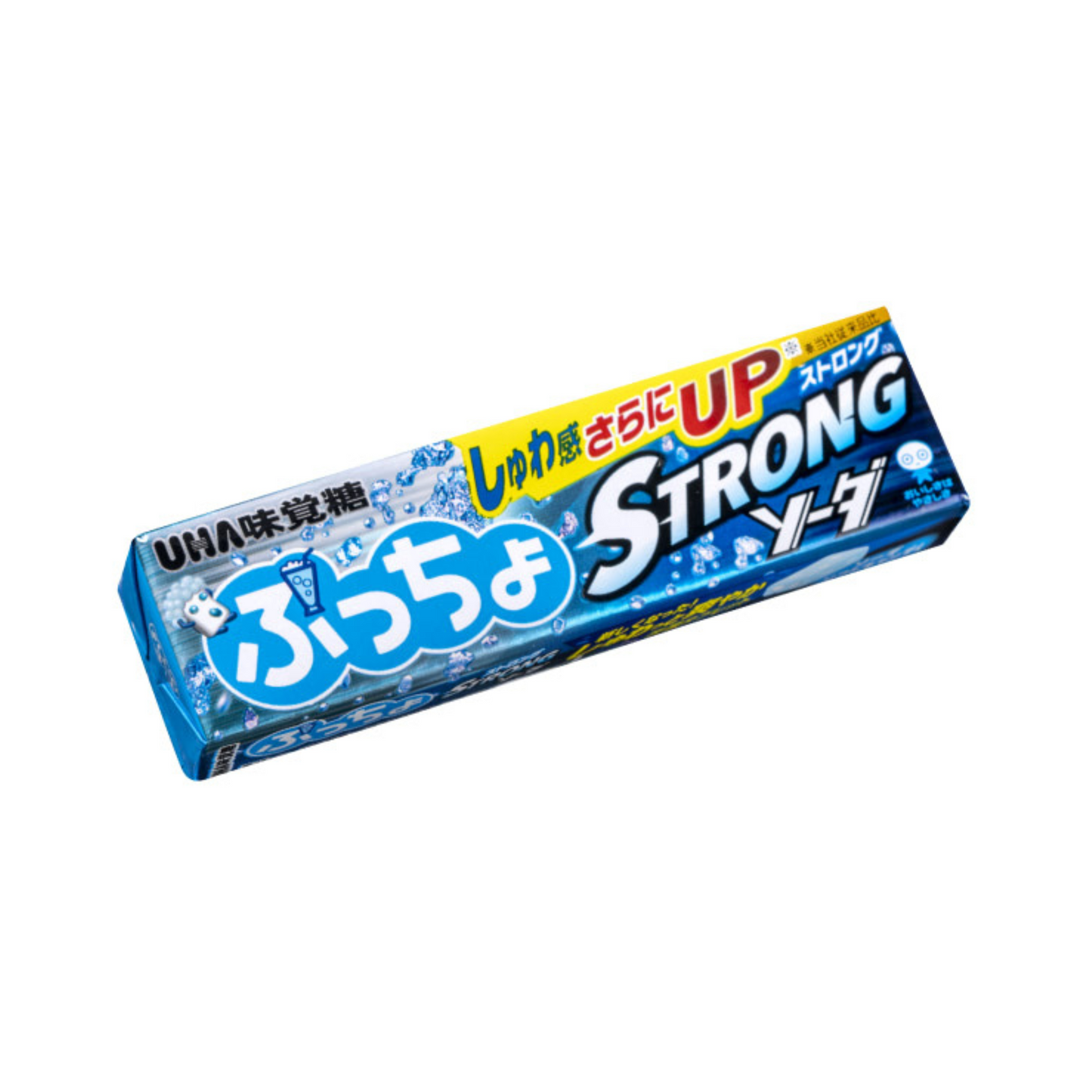 【メーカー取り寄せ品】味覚糖 ぷっちょ ストロングソーダスティック10粒 ×10