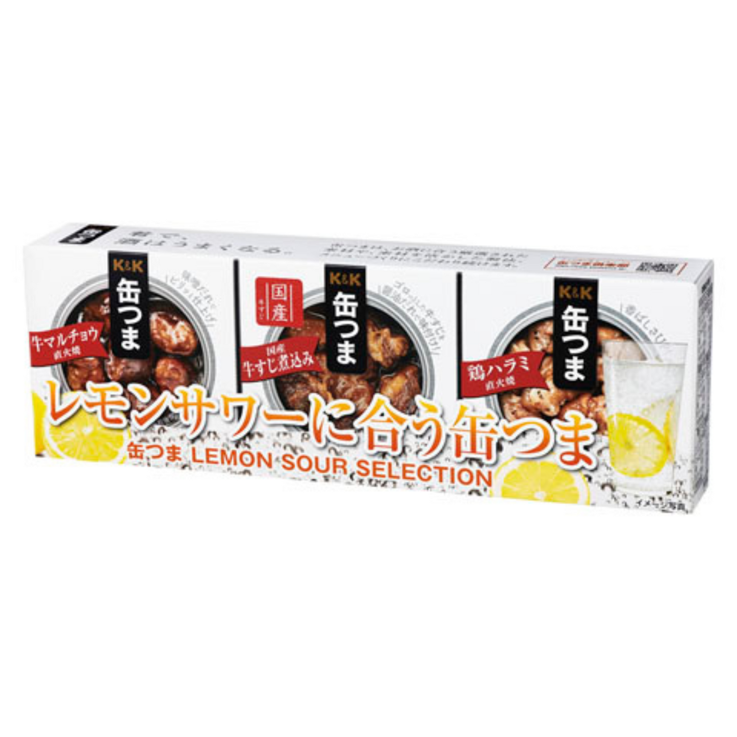 【メーカー取り寄せ品】K&K 缶つま レモンサワーSELECTION3個 × 1