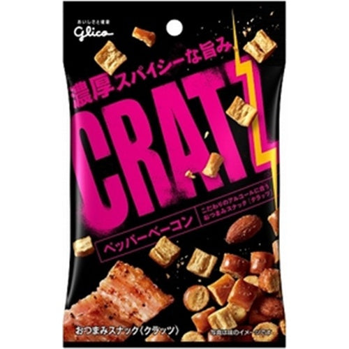 グリコ クラッツ ペッパーベーコン42g ×12