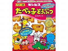 ギンビス たべっ子どうぶつ バター味 63g x10