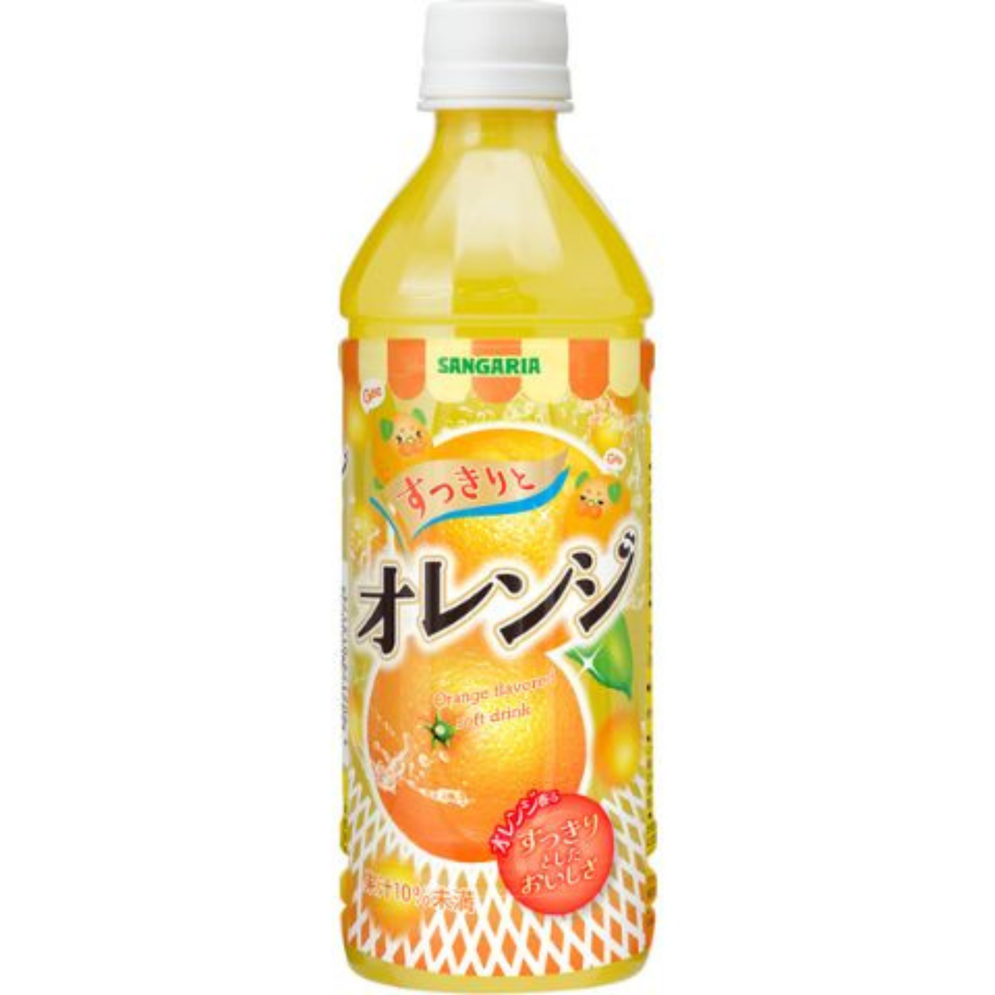 サンガリア すっきりとオレンジ ペット 500ml x24