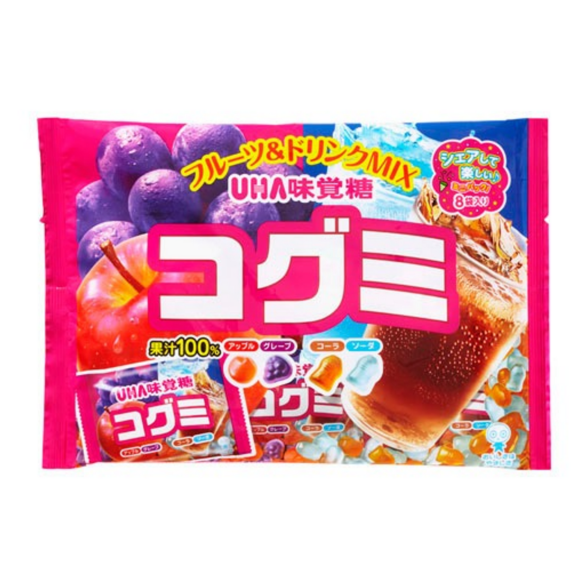 UHA味覚糖 コグミ ファミリーパック 128g × 16