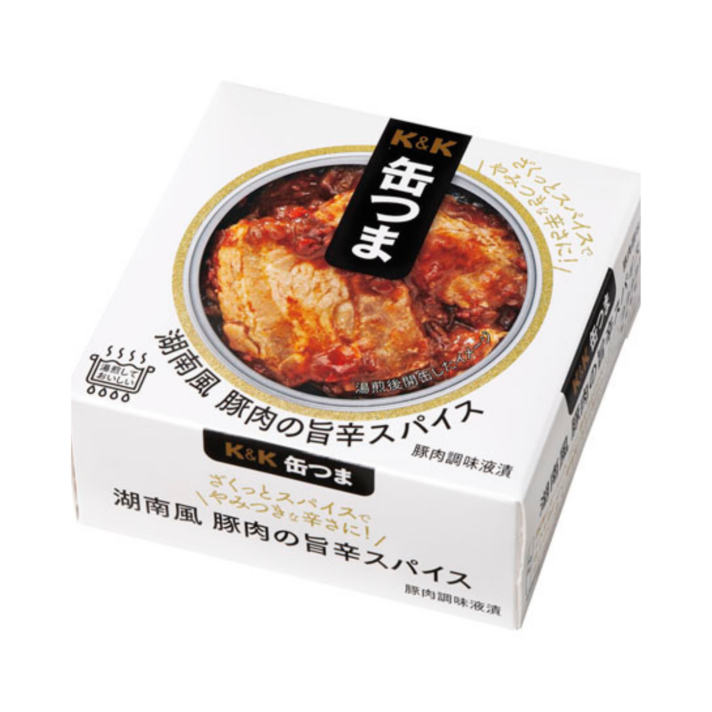 缶つま 湖南風豚肉の旨辛スパイス 75g ×6