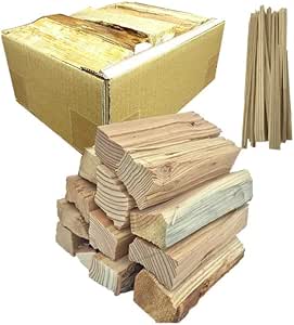 No98 針葉樹の薪 国内唯一の落葉針葉木です 一人用・ソロキャンプ用 焚きつけセット バイク・車のトランクにコンパクトに収納 宅配60サイズ×6