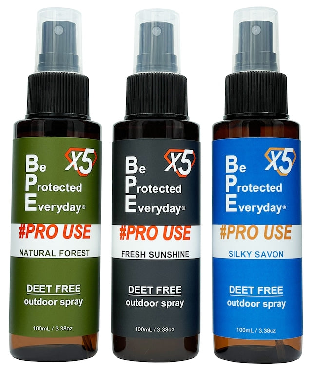 【ブユ(ブヨ)対策に!】BPEファブリックスプレー プロユースX5 100ml/シルキーサボン ×12本