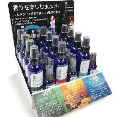 「虫よけ」BPE ファブリックスプレー スターターセット(3種の香り)×1セット