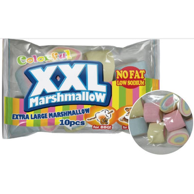 XXLカラフルマシュマロ 10個入 153g ×24