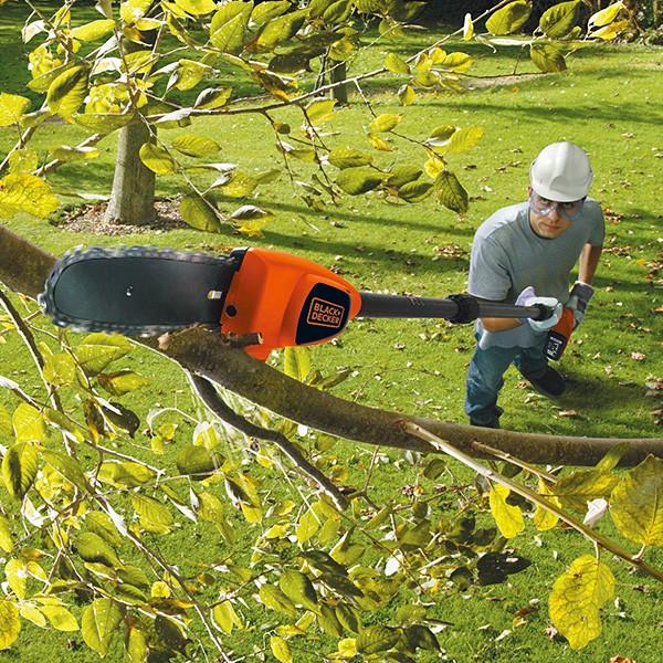 【BLACK+DECKER】18V2.0Ah リチウム 高枝ポールチェーンソー