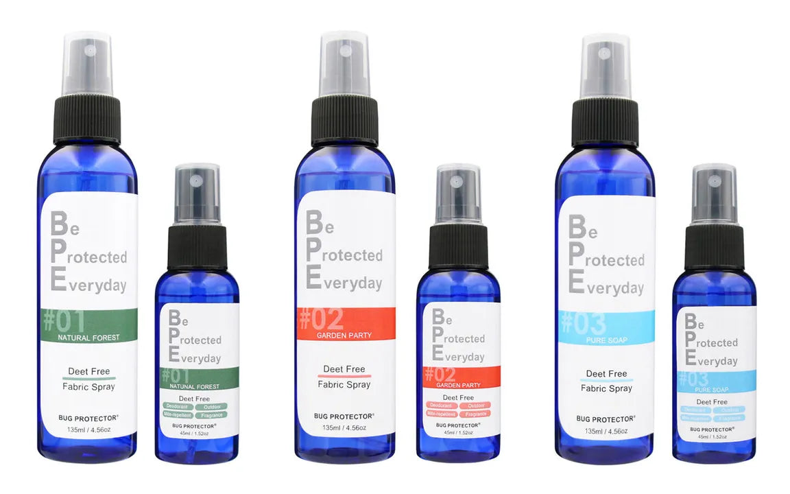 「虫よけ」BPE ファブリックスプレー スターターセット(3種の香り)×1セット