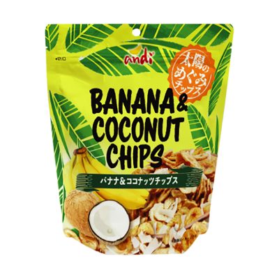 バナナチップス&ココナッツチップス120g ×24