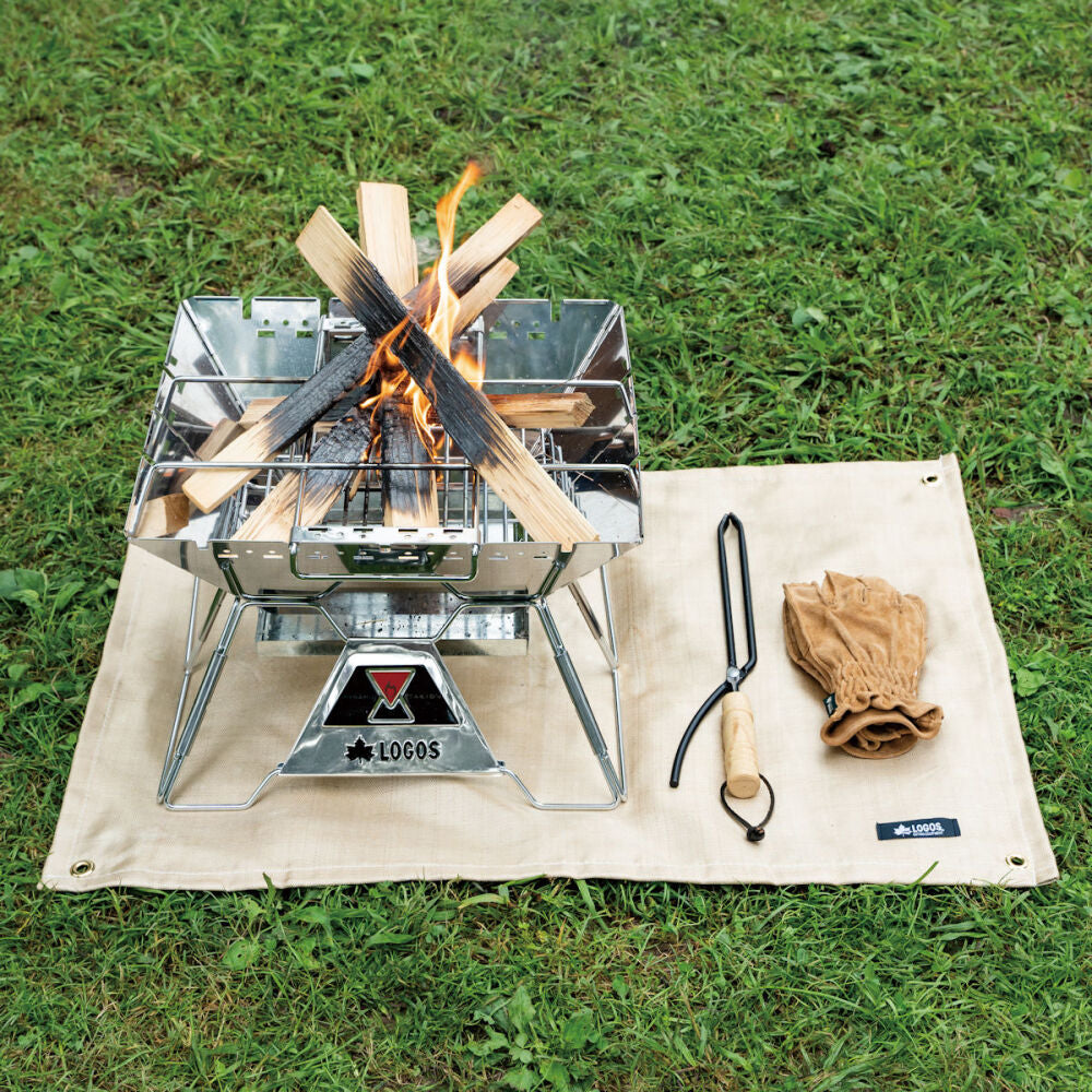 LOGOS たき火台シート 80×60cm×12枚