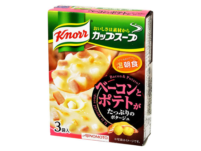 クノール カップスープ ベーコンポテトポタ 1箱3袋入り x10