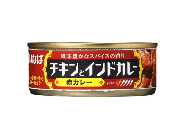【メーカー取り寄せ品】いなば チキンとインドカレー 赤カレー 115g x6