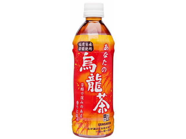 サンガリア あなたの烏龍茶 ペット 500ml × 24