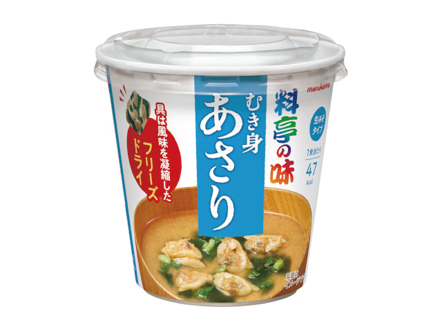 【終売】マルコメ 料亭の味 FD あさり カップ 24g x6