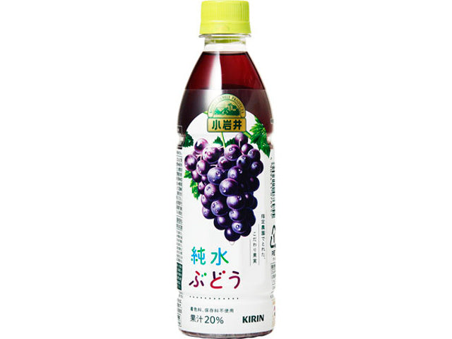 キリン 小岩井 純水ぶどう ペット 430ml x24