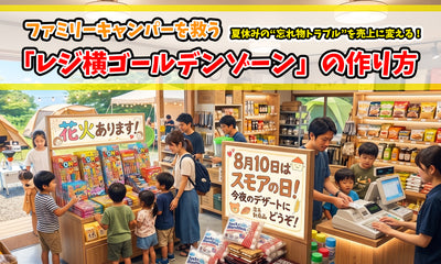 夏休みの“忘れ物トラブル”を売上に変える！ファミリーキャンパーを救う「レジ横ゴールデンゾーン」の作り方