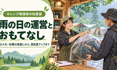 【雨続きで予約が減ったら、まず何を見直す？】小さなキャンプ場でもできる「仕入れ・在庫・作業計画」の立て直し