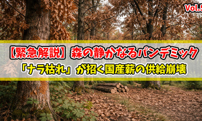 【緊急解説】森の静かなるパンデミック。「ナラ枯れ」が招く国産薪の供給崩壊