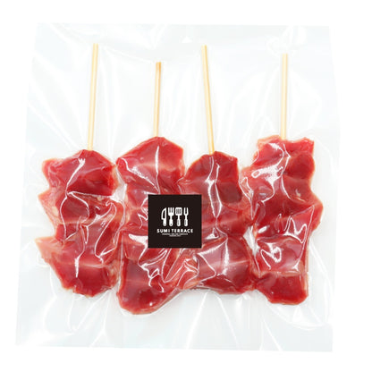 冷凍 手打ち焼き鳥串 砂ズリ串 (4本入り) 140g×10