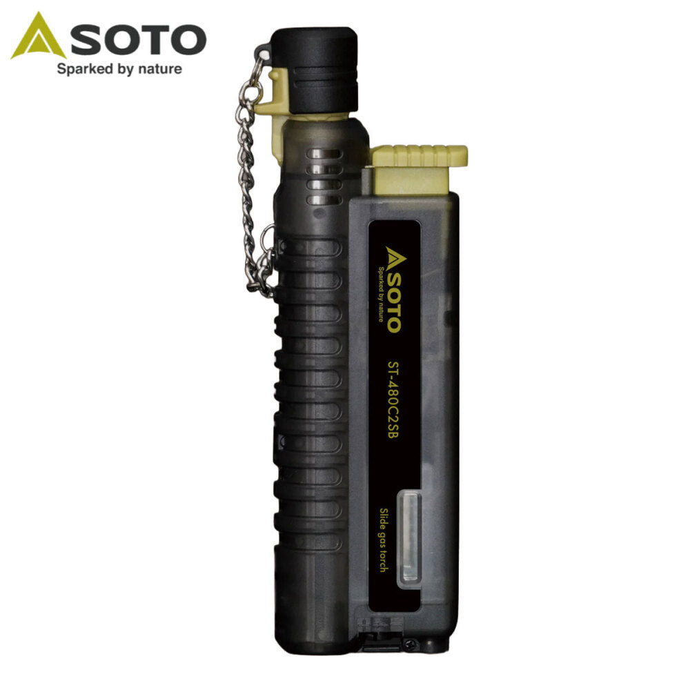 【メーカー取り寄せ品】SOTO 　スライドガストーチスケルトン ブラック  × 12