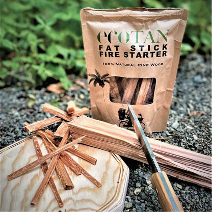 【送料無料商品】ecoTAN　ファットスティック ファイヤースターター 200g  ×10