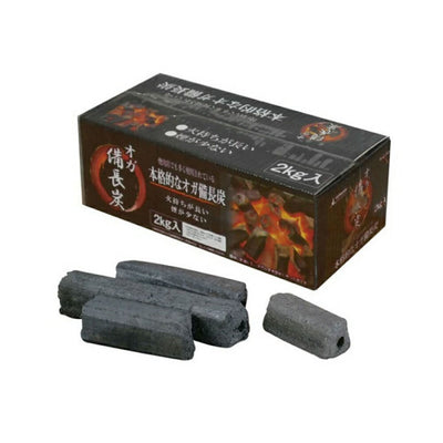 【メーカー取り寄せ品】CAPTAIN STAG オガ備長炭 2kg　×9箱