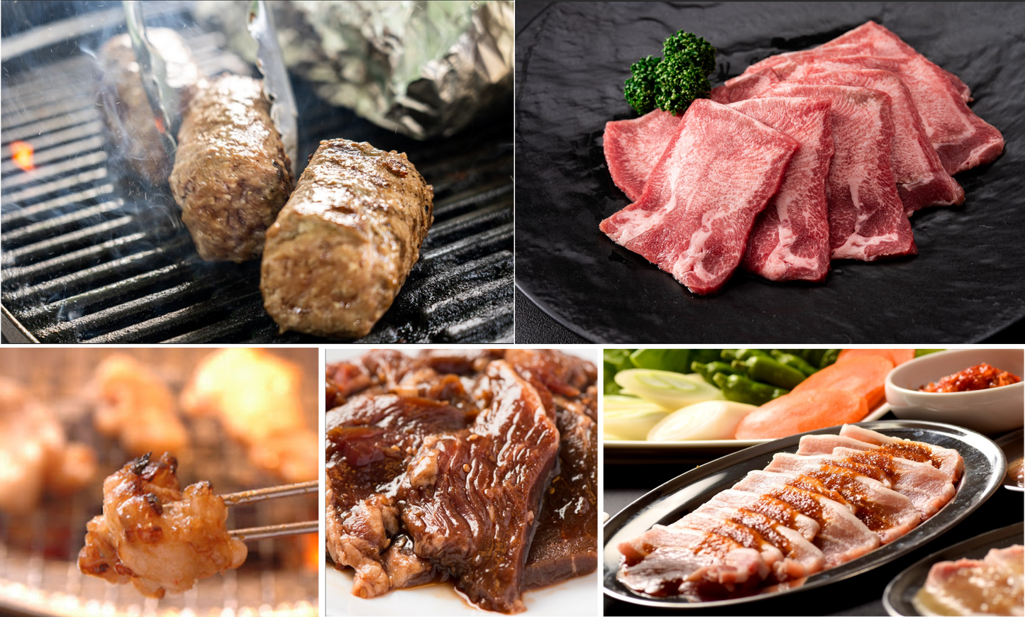 冷凍 超肉感 牛肉ハンバーグも入った5種のお肉セットB（5～6人前）【入数2】