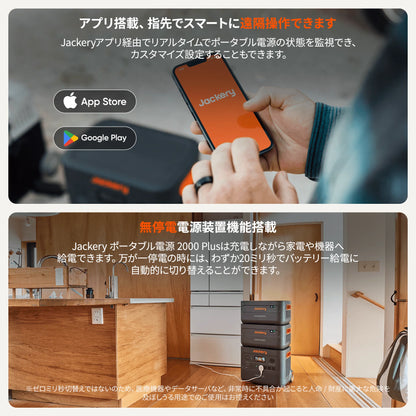Jackery ポータブル電源2000 Plus