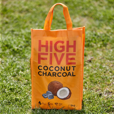 ハイファイブ High Five Coconut Charcoal Briquetts 3kg　×100