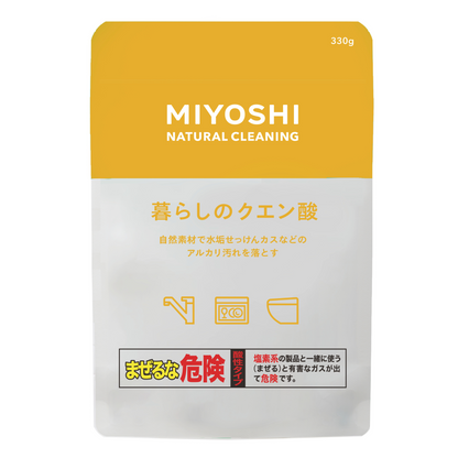 ミヨシ石鹸 暮らしのクエン酸 330g x1