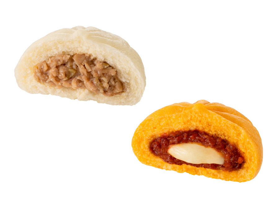 肉まん 85g＆ピザまん 80g  各12個×2パック×2箱　合計4箱　96個