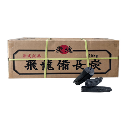 飛龍 備長炭M 15kg ×3箱
