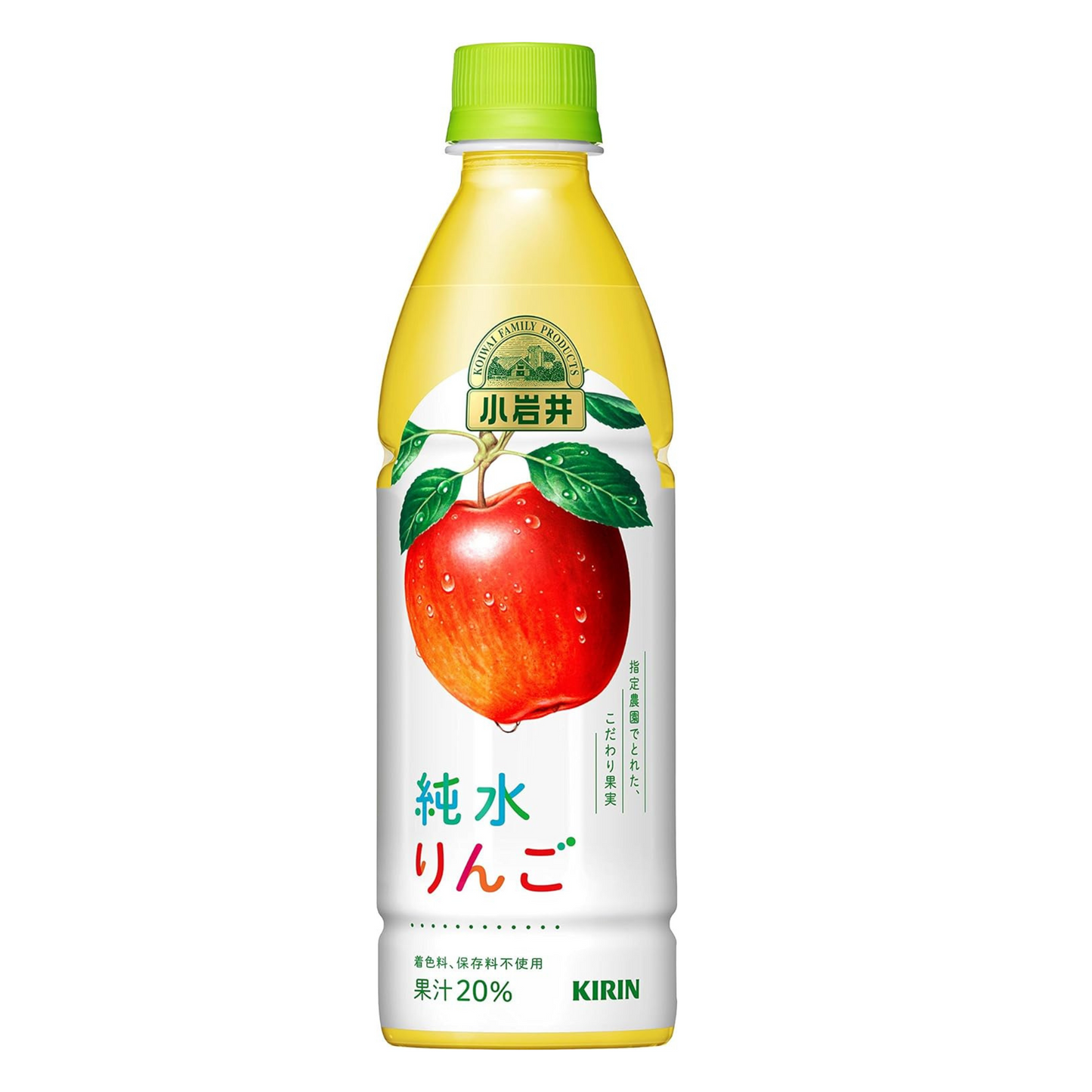 キリン 小岩井 純水りんご ペット 430ml x24
