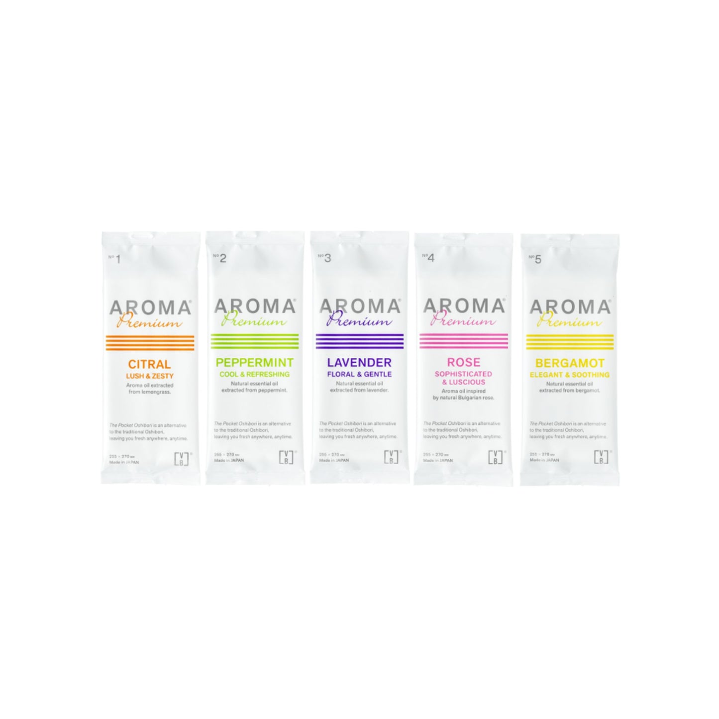 【送料無料】 ポケットおしぼり VB-COSME- アロマプレミアム　×600