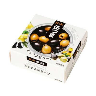K&K 缶つま ミックスオリーブ 60g  × 6