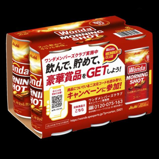 アサヒ ワンダモーニングショット 185g 6本  × 5