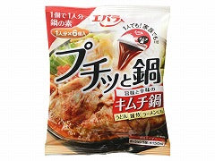 【メーカー取り寄せ品】エバラ プチッと鍋 キムチ鍋 23gx6個 x12
