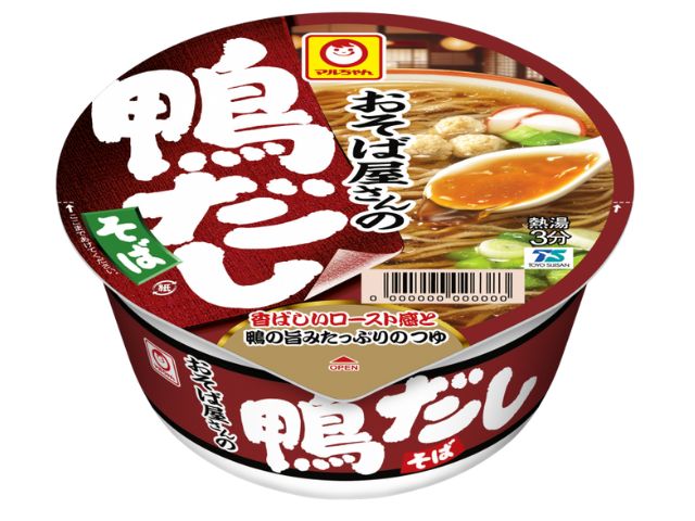マルちゃん おそば屋さんの鴨だしそば カップ 98g x12