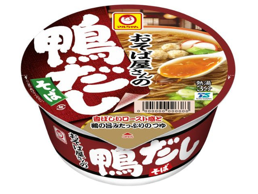 マルちゃん おそば屋さんの鴨だしそば カップ 98g x12