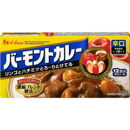 【メーカー取り寄せ品】ハウス食品 バーモントカレー辛口 ２３０ｇ×10