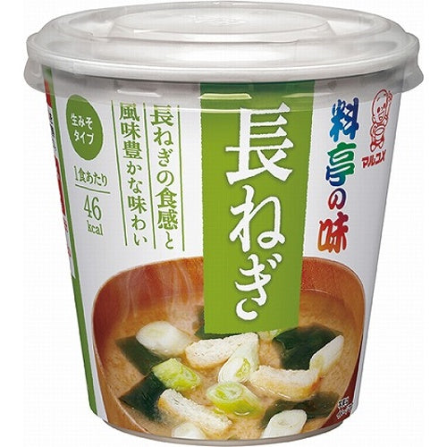 マルコメ カップ料亭の味長ねぎ１食 ×6